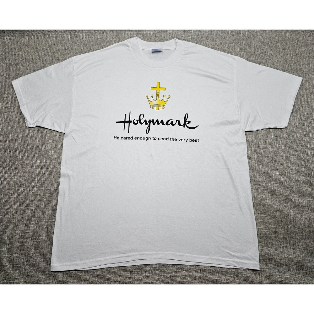 VINTAGE Jesus Shirt Mens XL White Holymark Hallmark Parody Christian 90s